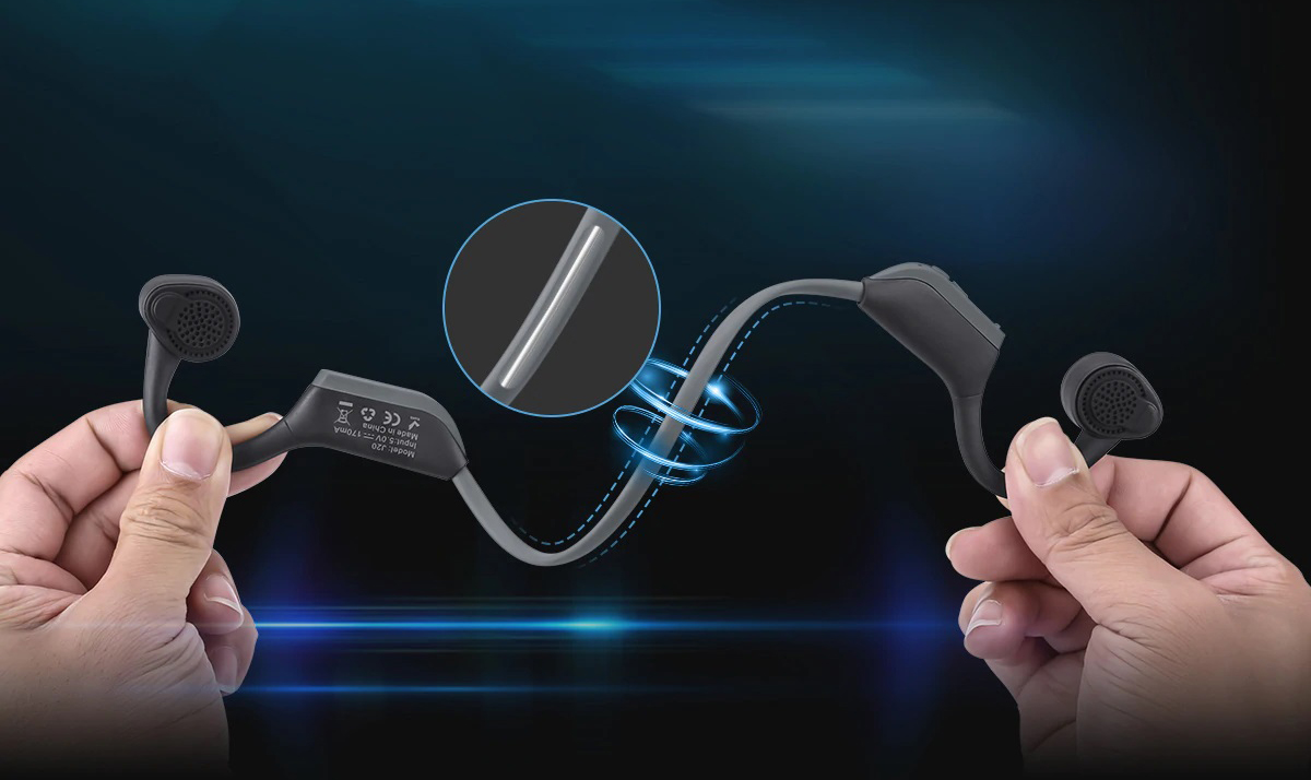 Alfawise j20, le cuffie a conduzione ossea con Bluetooth 5